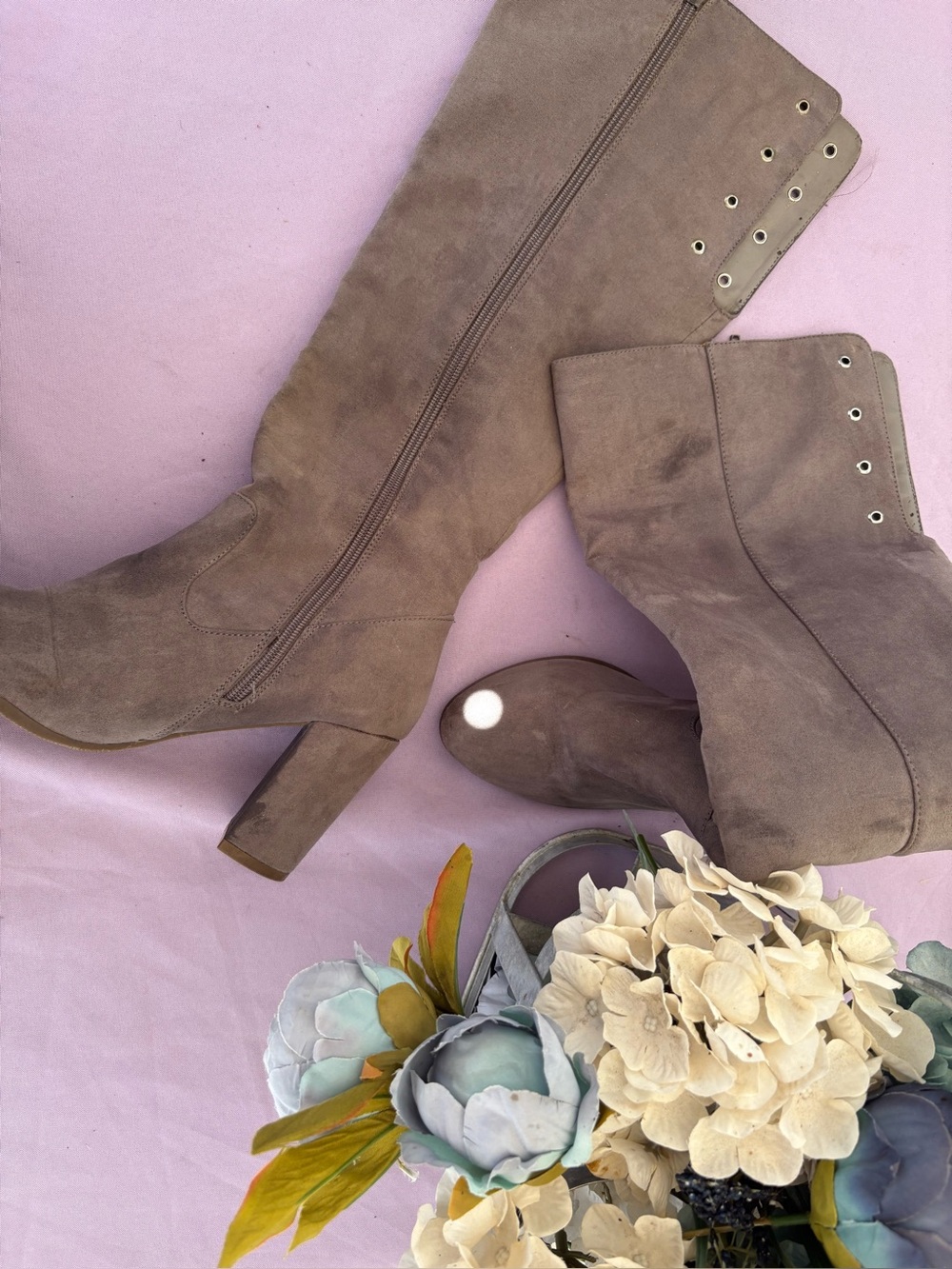 Cute Gray Boots
